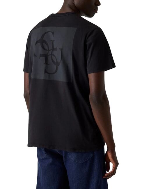 BASIC 4G MIST T-Shirt in cotone jet black multi - T-shirt Uomo