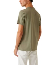 GUESS BASIC PIMA T-shirt in cotone stretch mossy green - T-shirt Uomo - 2