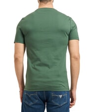 GUESS AIDY T-shirt scritta in tinta urban forest - T-shirt Uomo - 2