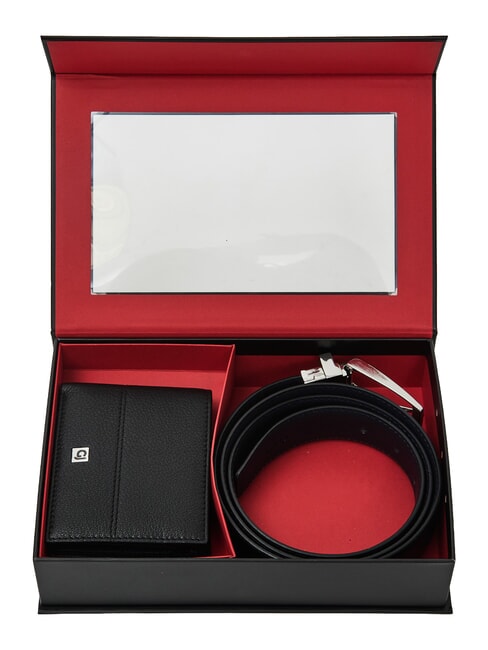 GIFT BOX Kit cintura e portafoglio black/blue - Cinture