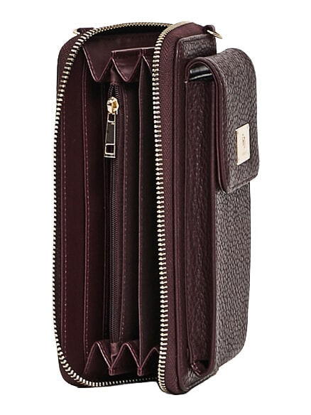EVA Portafoglio con tracolla wine - Porta tablet & Organizer