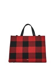 GAUD&Igrave; EDA Borsa a mano tartan con tracolla ROSSO - Borse Donna - 2