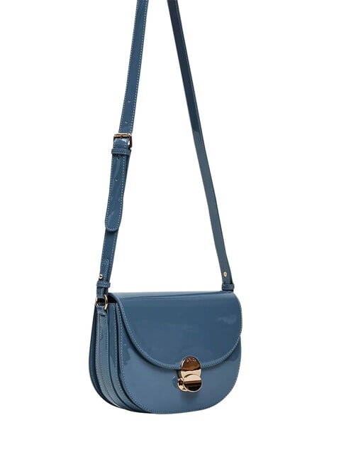 EVELYN LAK Borsa a tracolla media verniciata avio - Borse Donna