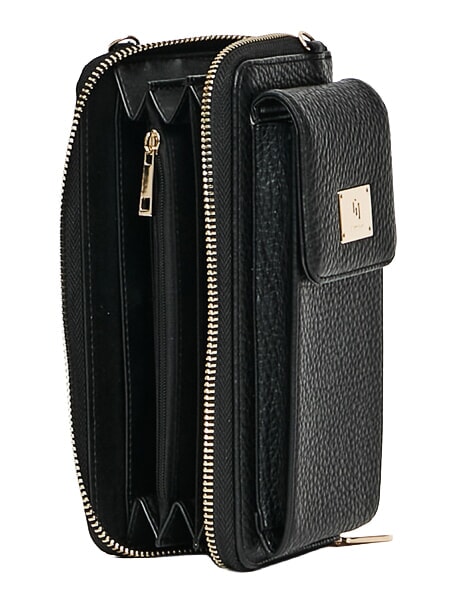 EVA Portafoglio con tracolla NERO - Porta tablet & Organizer
