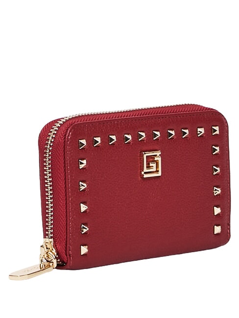EMMA Portafoglio medio con borchiette ROSSO - Portafogli Donna