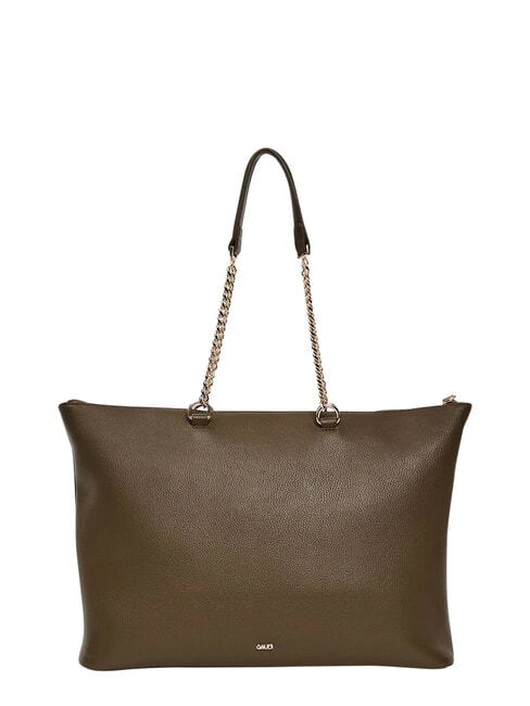 ELLA Borsa shopping manici catena MILITARY - Borse Donna