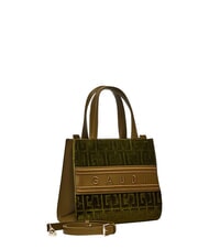 GAUD&Igrave; ADA VELUR S Borsa piccola con inserti in velluto MILITARY - Borse Donna - 3