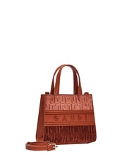 GAUD&Igrave; ADA VELUR S Borsa piccola con inserti in velluto arancio - Borse Donna - 3