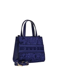 GAUD&Igrave; ADA VELUR S Borsa piccola con inserti in velluto blue - Borse Donna - 3