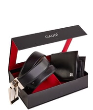GAUD&Igrave; GIFT BOX Kit cintura e portafoglio black/sand - Cinture - 3