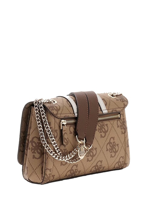 NOELLE 2 Borsetta a spalla / a tracolla latte logo/brown - Borse Donna