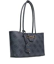 GUESS JANIE LOGO Shopper a spalla coal - Borse Donna - 2