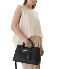 GUESS JANIE LOGO Borsa a mano, con tracolla coal - Borse Donna - 2