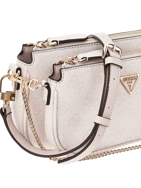 NOELLE 2 Doppia borsa a tracolla bone logo - Borse Donna
