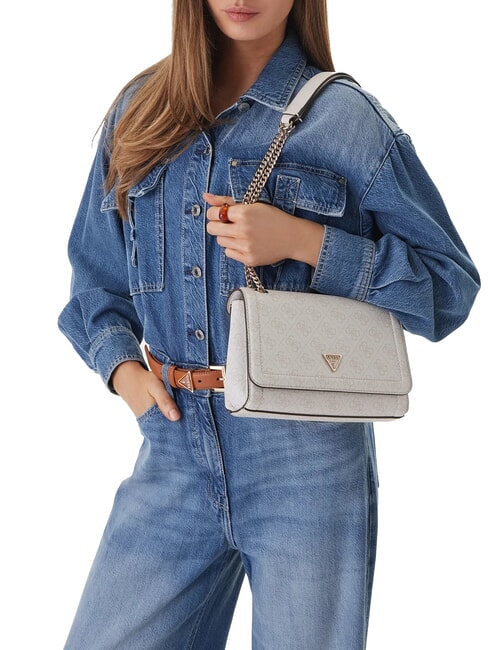 NOELLE 2 Borsa convertible con flap bone logo - Borse Donna