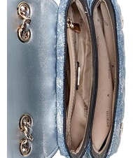 GUESS GIULLY 2 DENIM Borsetta a spalla / a tracolla metallic denim - Borse Donna - 4