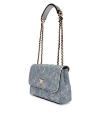 GUESS GIULLY 2 DENIM Borsa a spalla / a tracolla metallic denim - Borse Donna - 3