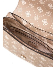 GUESS EMELIE LOGO Borsetta a tracolla biscotti logo - Borse Donna - 3