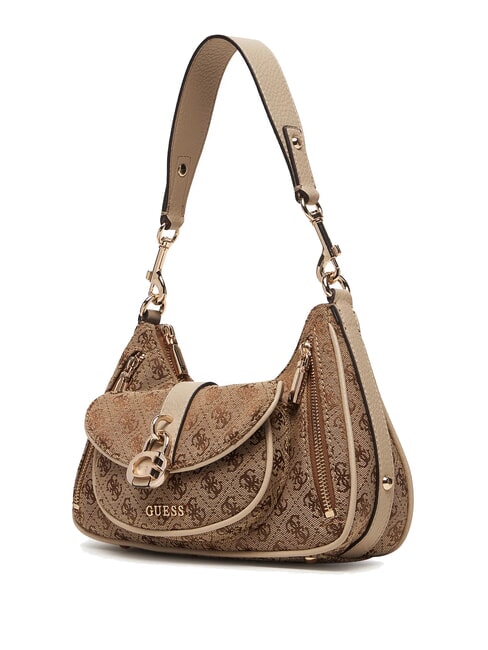 JESSA Borsa a spalla LATTE LOGO - Borse Donna