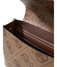 GUESS MERIDIAN 2 Borsetta a tracolla LATTE LOGO - Borse Donna - 3