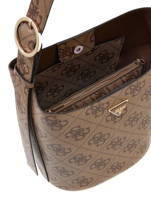 MERIDIAN 2 Secchiello a spalla, con pochette LATTE LOGO - Borse Donna