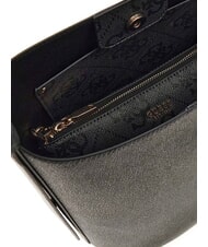 GUESS MERIDIAN 2 Secchiello a spalla, con pochette coal - Borse Donna - 3