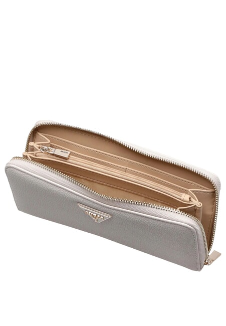 LAUREL 2 Portafoglio grande zip around polsierina avorio - Portafogli Donna