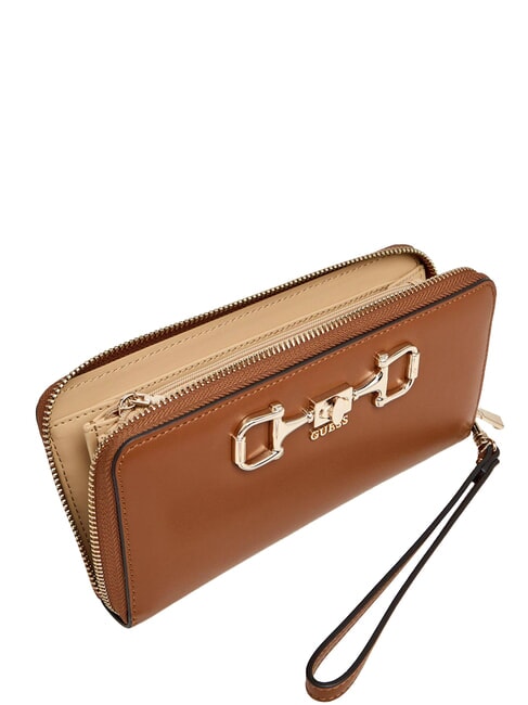 JANIE Portafoglio Zip Around COGNAC - Portafogli Donna