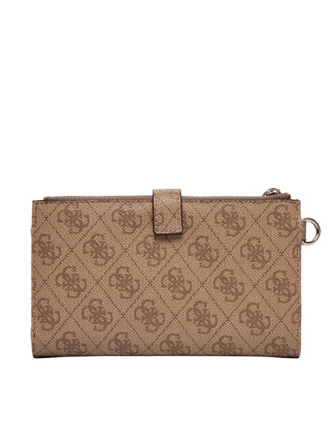 LAUREL 2 Portafoglio logato latte logo/brown - Portafogli Donna