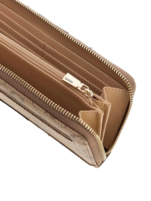 LAUREL 2 Portafoglio con polsierina latte logo/brown - Portafogli Donna