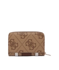 GUESS LAUREL 2 Portafoglio Medio latte logo/brown - Portafogli Donna - 3