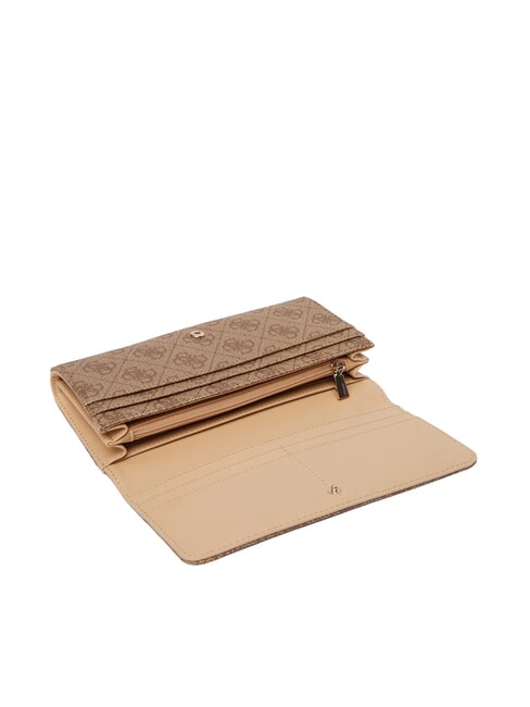 LAUREL 2 Portafoglio continental LATTE LOGO - Portafogli Donna