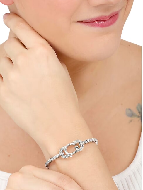OH MY G Bracciale, charm con logo SILVER - Bracciali Donna