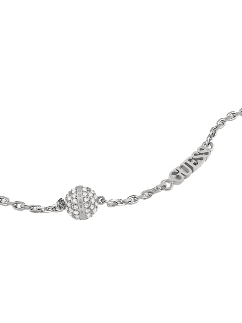 CALYPSO Bracciale con sfera e cristalli SILVER - Bracciali Donna