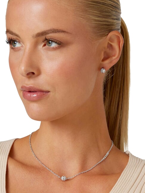 CALYPSO Collana, applicazione con cristalli SILVER - Collane