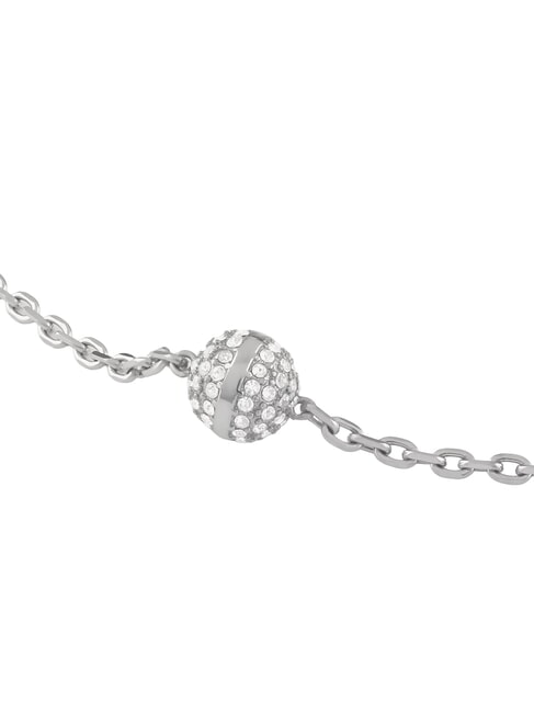 CALYPSO Collana, applicazione con cristalli SILVER - Collane