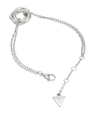 GUESS PERFECT Bracciale con charm cerchi intrecciati SILVER - Bracciali Donna - 3
