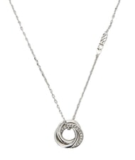 GUESS PERFECT Collana con cerchi intrecciati - Collane