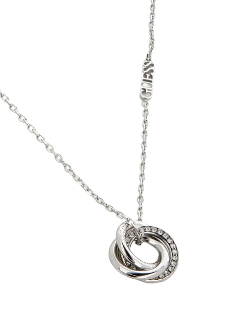 PERFECT Collana con cerchi intrecciati SILVER - Collane