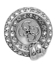 GUESS KNOT YOU Orecchini, charm 4G SILVER - Orecchini - 4