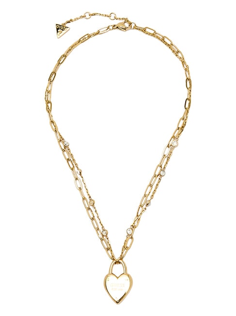 ALL YOU NEED IS LOVE Collana con charm a forma di cuore yellow gold - Collane