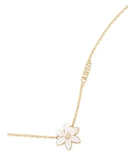 GUESS WHITE LOTUS Collana, motivo singolo loto oro - Collane - 2