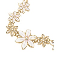 GUESS WHITE LOTUS Bracciale, multi charm motivo loto oro - Bracciali Donna - 4