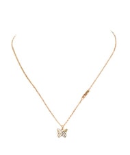 GUESS CHRYSALIS Collana, charm con cristalli, motivo farfalla yellow gold - Collane - 4
