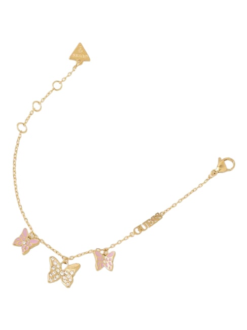 CHRYSALIS Bracciale multi charm, motivo farfalla ywl gold/light pink - Bracciali Donna