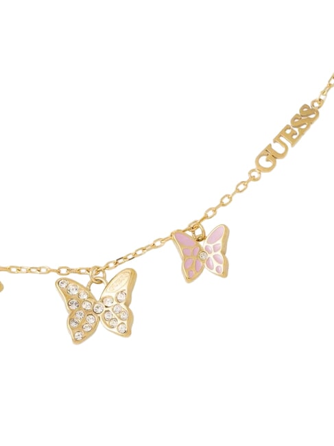 CHRYSALIS Bracciale multi charm, motivo farfalla ywl gold/light pink - Bracciali Donna