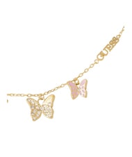 GUESS CHRYSALIS Bracciale multi charm, motivo farfalla ywl gold/light pink - Bracciali Donna - 4
