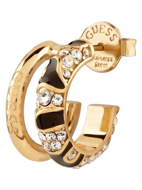 FABULOUS ME Orecchini, con incisione Guess yellow gold/black - Orecchini