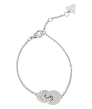 GUESS BLOOMING SUMMER Bracciale con due cerchi intrecciati SILVER - Bracciali Donna - 2