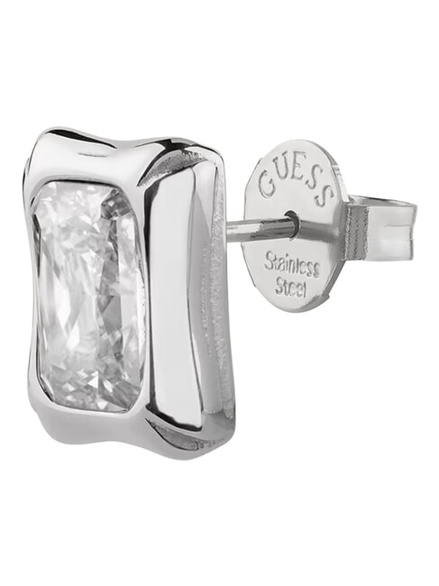 BAMBOO Orecchini, modello quadrato SILVER - Orecchini